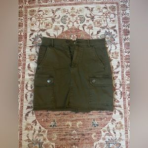 Green Garage Cargo Skirt, XS